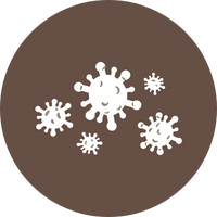 virus and cold icons