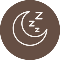 Moon icon with "Z" symbols for sleep